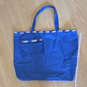 LeSportsac Royal Blue Tote with Zipper Change Bag